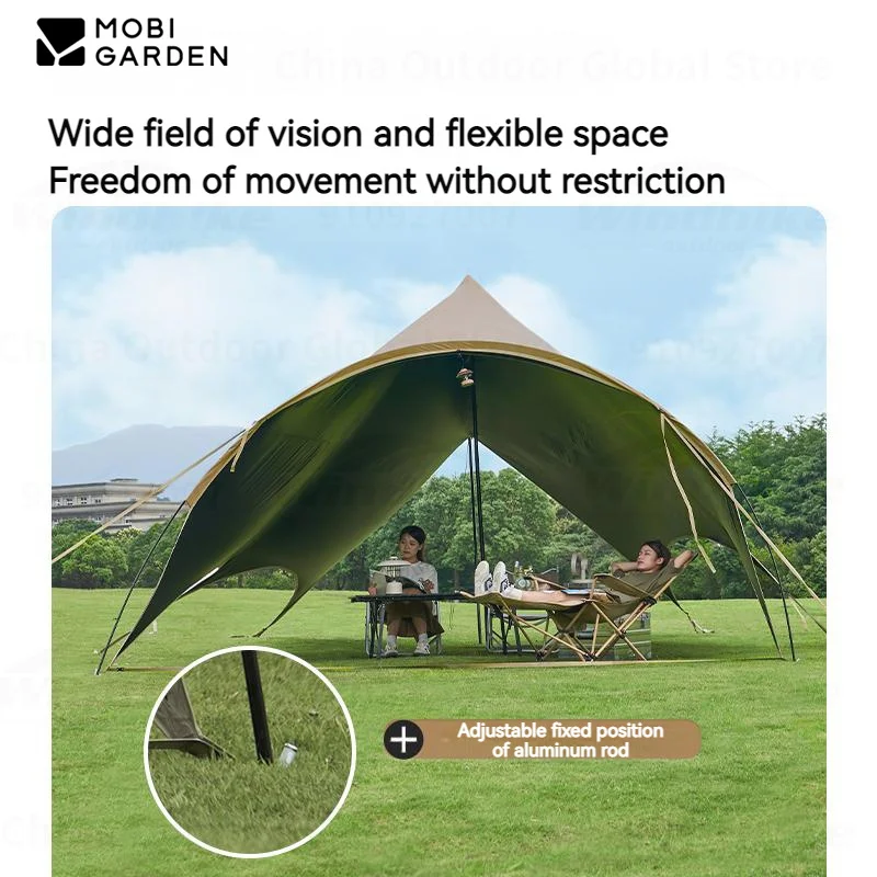 MOBI GARDEN Outdoor Camping Tent Picnic Park Anti-vinyl Canopy