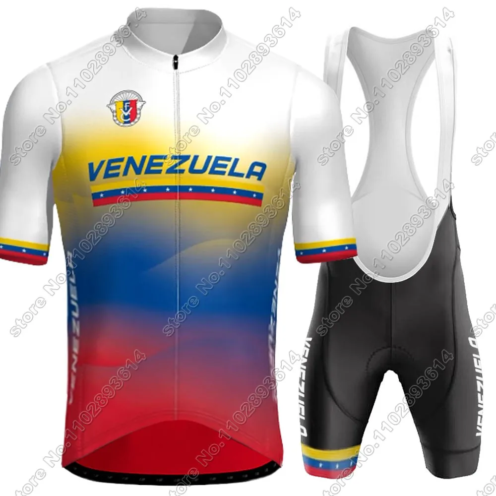 2024 VENEZUELA Cycling Jersey Set Summer National Team Cycling Clothing Road Bike Shirts Suit Bicycle Bib Shorts MTB Maillot 6