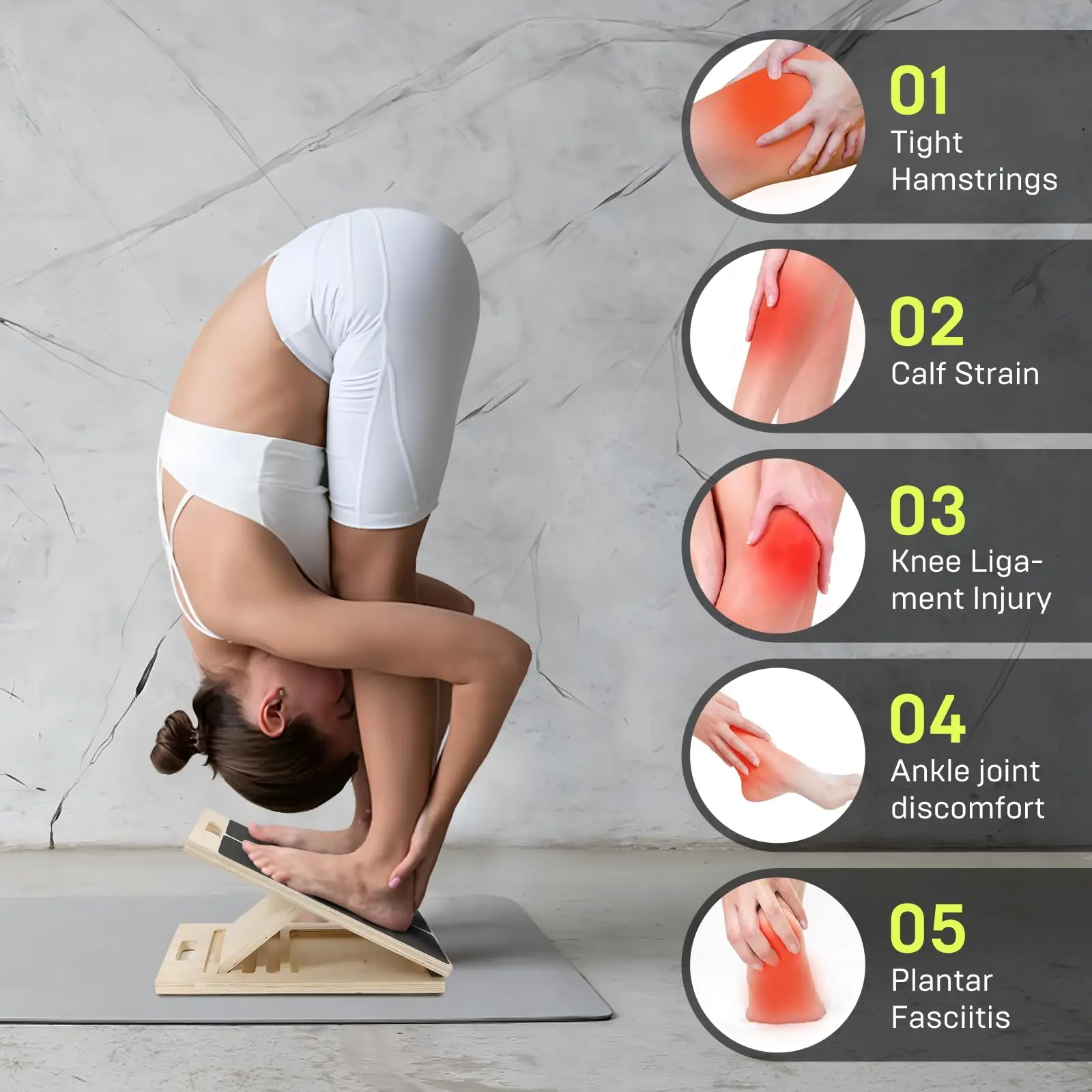 Wooden Calf Stretch Board 6