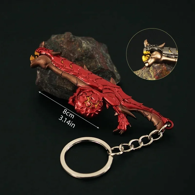 1pcs/Alloy 8cm Dreadnought Melee Predator Weapon Model Keychain Men's ...