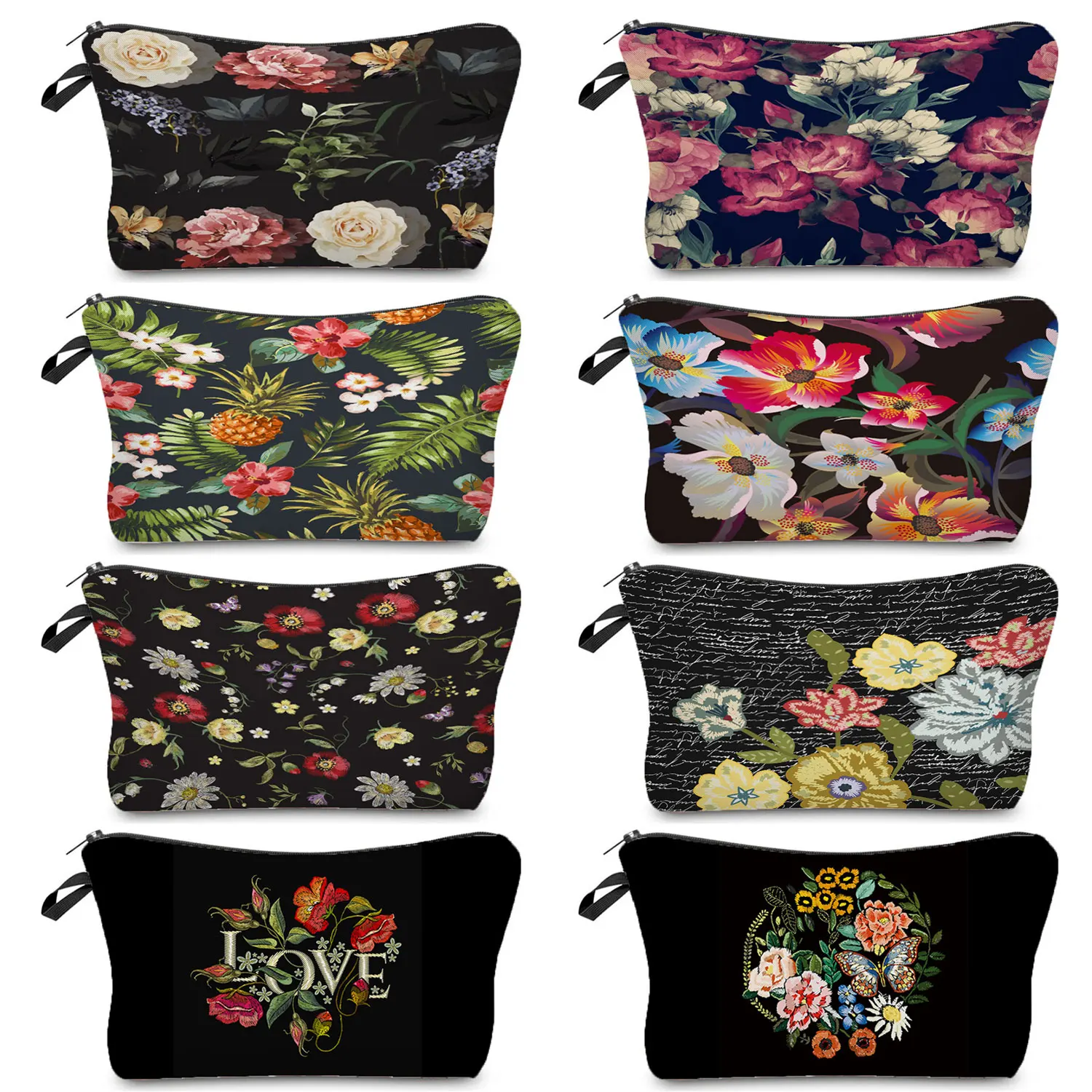 Female Canvas Handbag Fashion Colorful Embroidery Floral And Bird Printed Lady Shoulder Bag Summer Women Tote Eco Shopping Bag