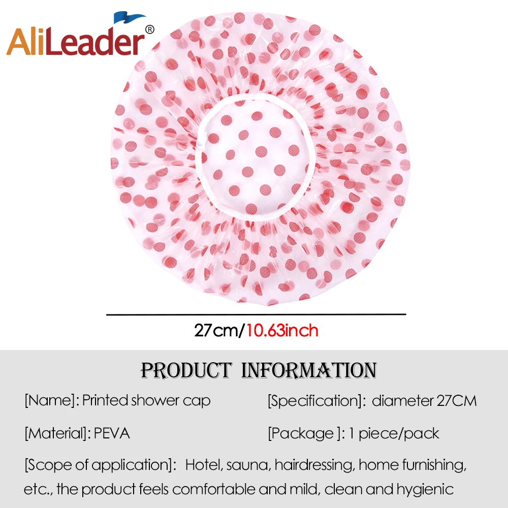 Рисунок 4 - модные пластиковые шапочки для душа