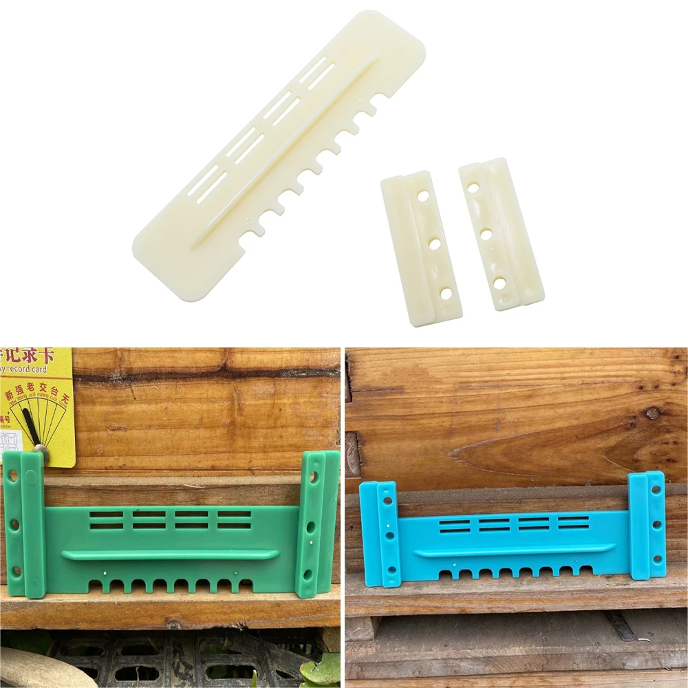 2Pcs Beehive Nest Door Entrance Reducer Gate Vent Outlet Bee Anti-Runner Gate Beekeeper Bee Anti-Escape Door Beekeeping Tools