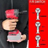 Clé électrique sans fil, tournevis sans balais, compatible avec la batterie Milwaukee M18, outil de service pour perceuse, réparation de voitures et de camions 5