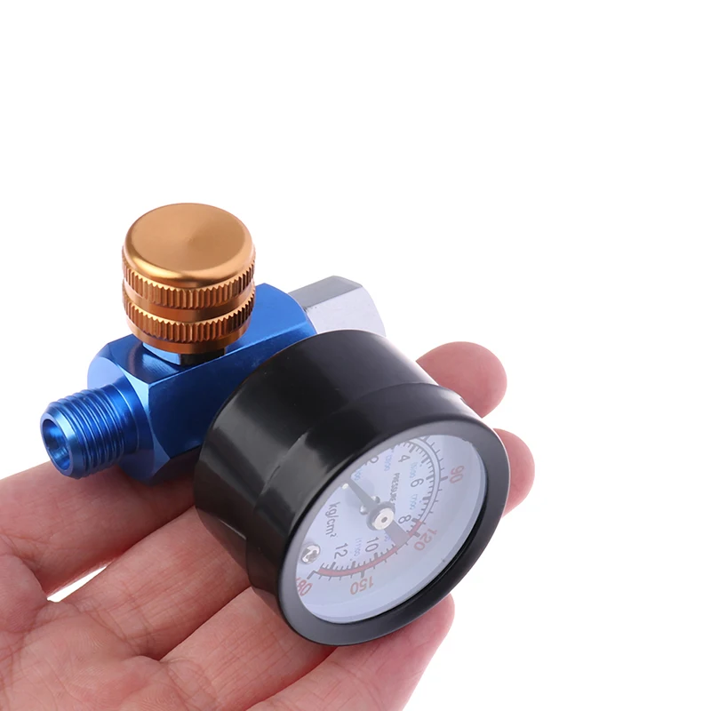 1/4npt Hvlp Spary Gun Regulator Air Pressure Gauge for Spray Gun spray gun regulator