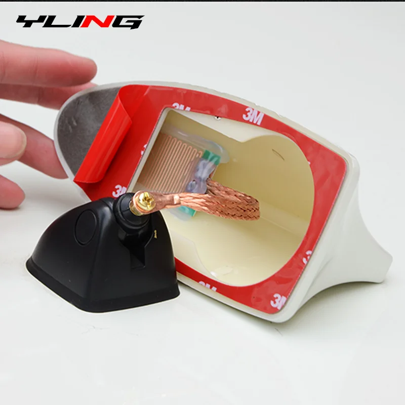 Car Shark Fin Antenna Cover Base Replacement Radio Signal Aerials Roof Exterior Accessories Decoration car antenna