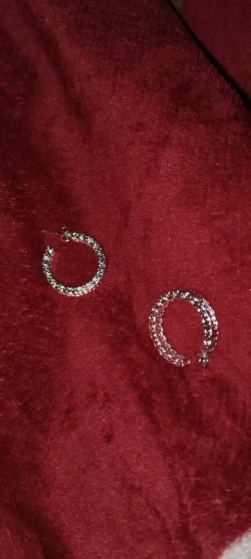 Pendientes populares de Plata de Ley 925 finos con dijes para mujer, regalos creativos de Navidad, joyería de fiesta que combina con todo en la calle photo review