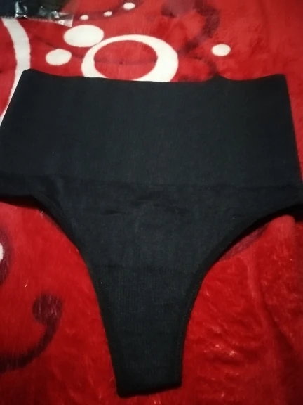 Tummy Control Women High Waist Thong Body Shaper Butt Lifter Shapewear Underwear see through panties photo review