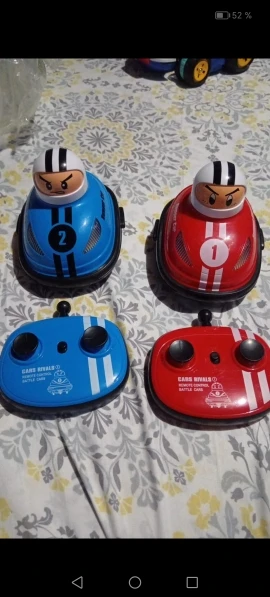 RC Toy 2.4G Super Battle Bumper Car Pop-up Doll Crash Bounce Ejection Light Children's Remote Control Toys Gift for Parenting photo review