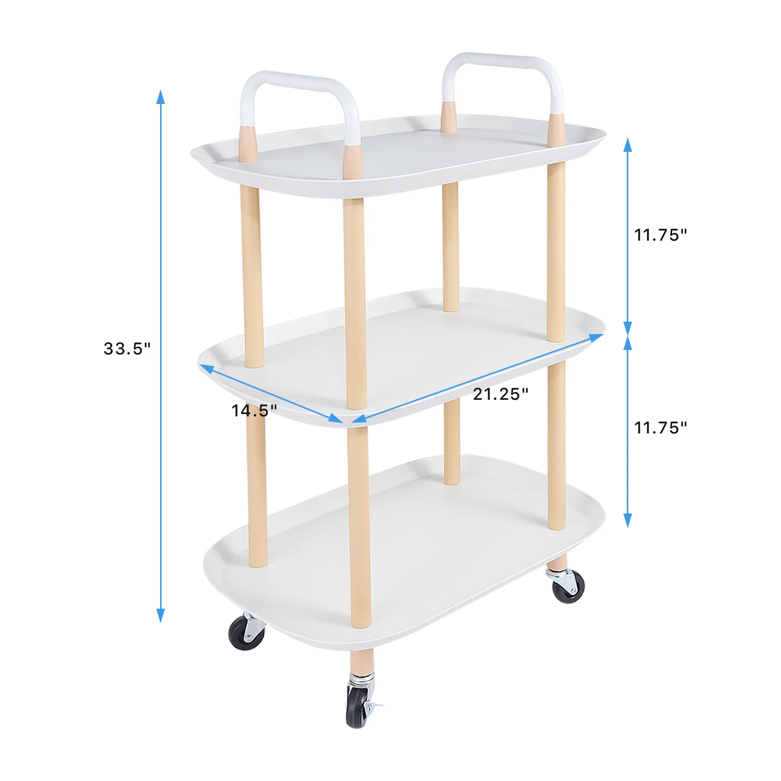 15-Drawer Metal Rolling Storage Cart, Rolling Craft Cart, White (US Stock)  - AliExpress