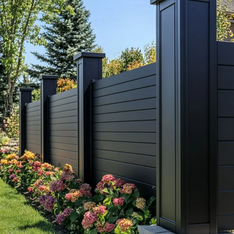 Modern Aluminum Slat Fence Decorative Privacy Panels for Outdoor Use