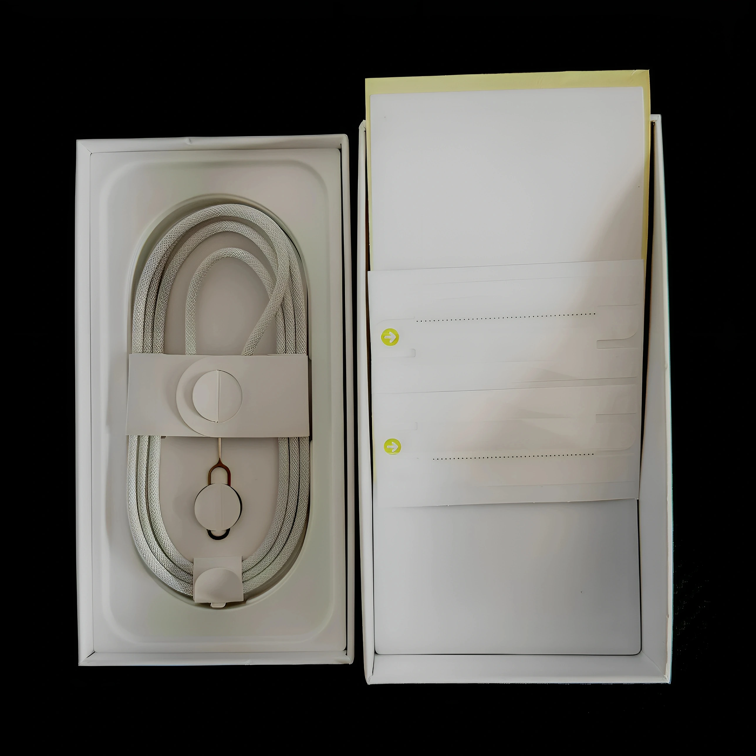Premium Empty Mobile Phone Packaging Box with Quick Charge Cable and IMEI Label