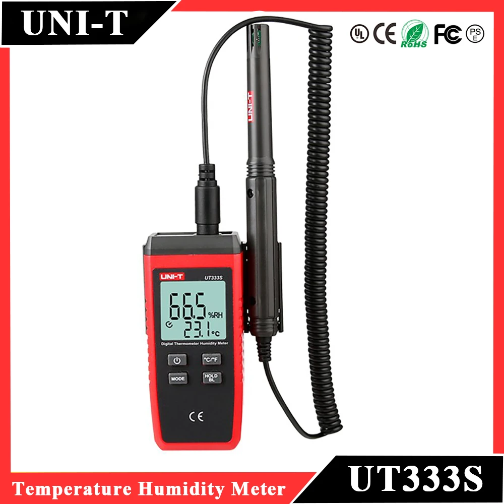 UNI-T UT333 UT333BT Mini Temperature Humidity Meter LCD Digital Air  Temperature Thermometer Hygrometer Gauge Tester MAX/MIN Mode - AliExpress