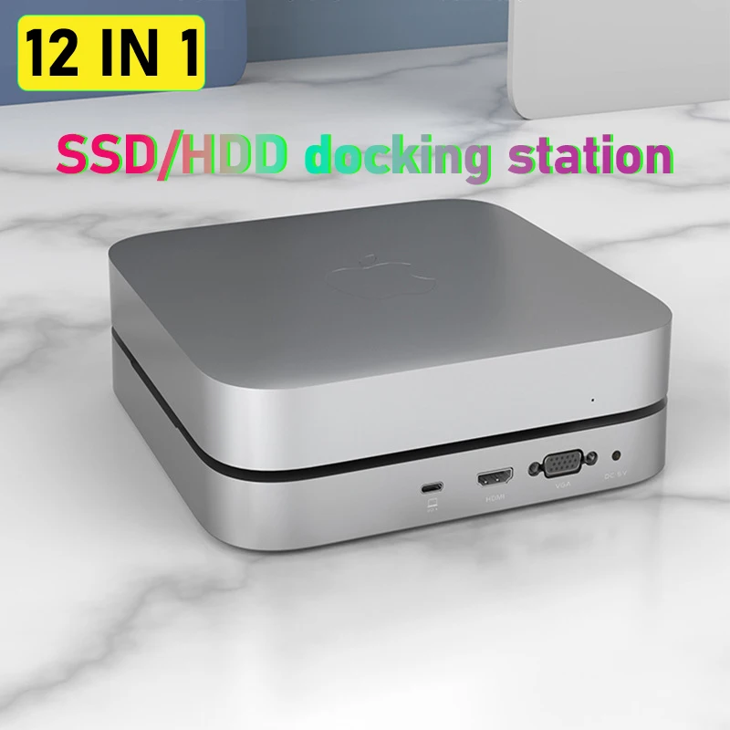 18 in 1 dual Type-C hub usb c docking station 2x HDMI For laptop  accessories MacBook Pro/Air Mac mini Satechi Thunderbolt Dock - AliExpress