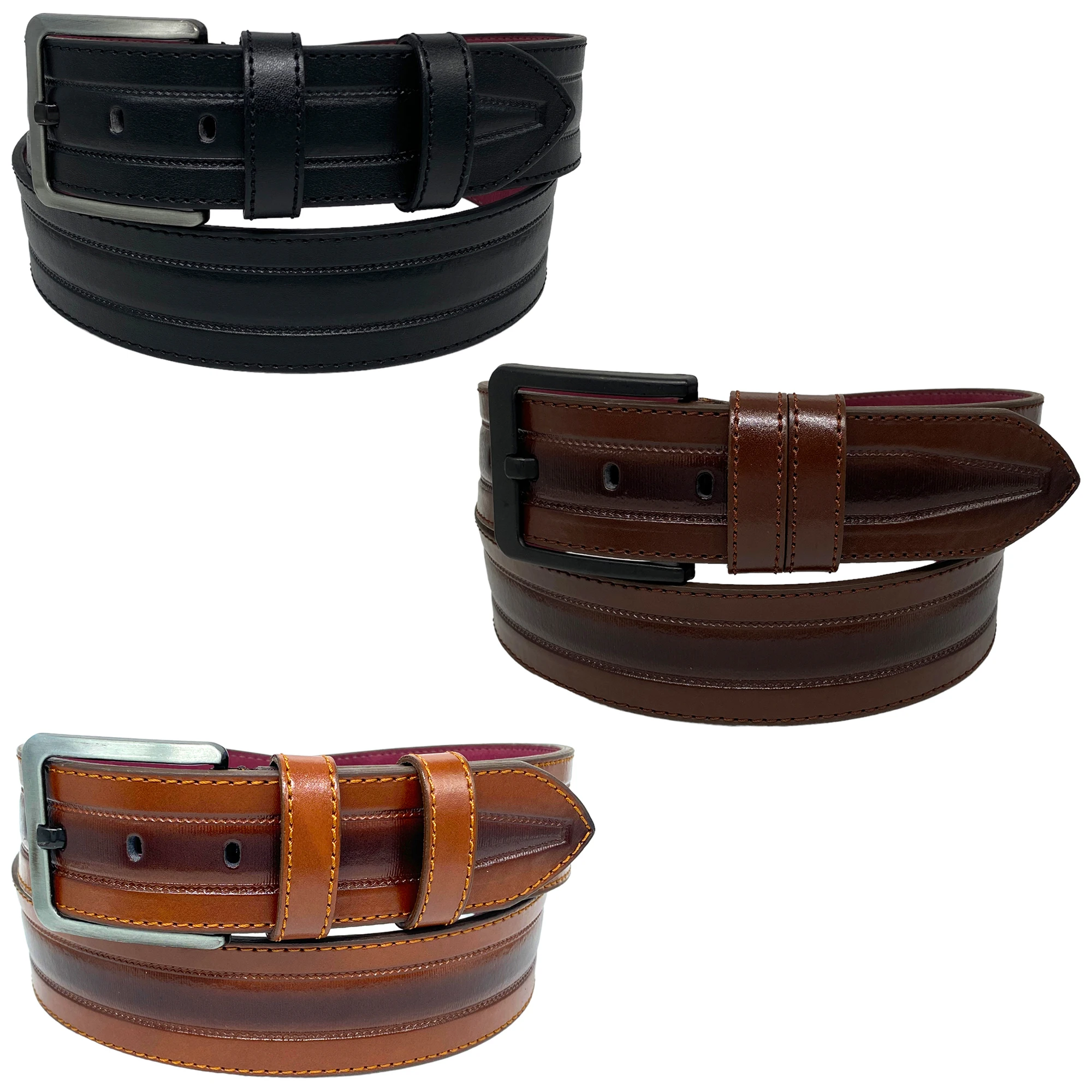 

Ремень мужской из искусственной кожи, спортивный из денима, повседневная одежда для джинсов, хромированная Пряжка из нержавеющей стали, ширина 4,5 см, черный коричневый цвет