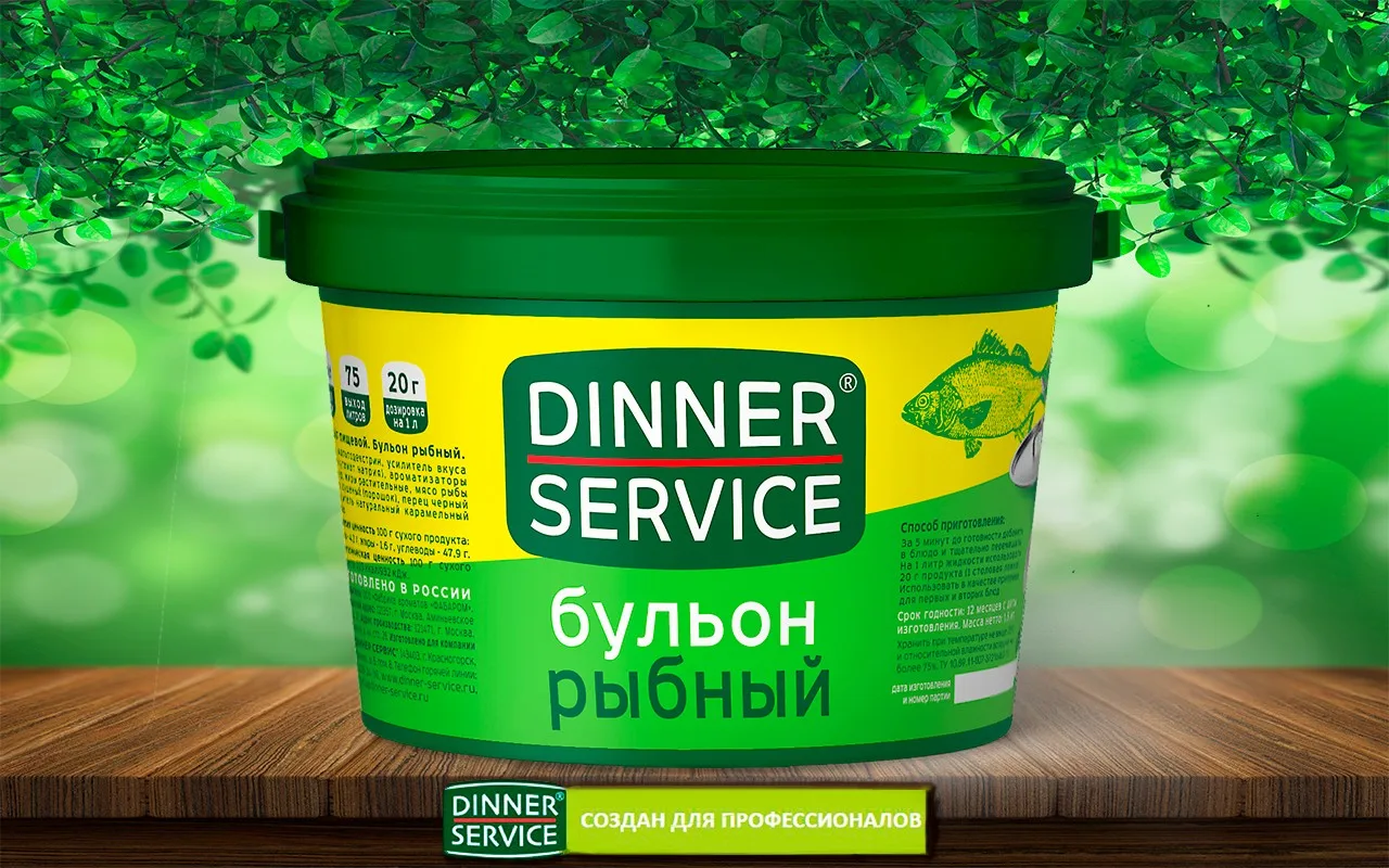 Бульон Рыбный (с натуральной рыбой)