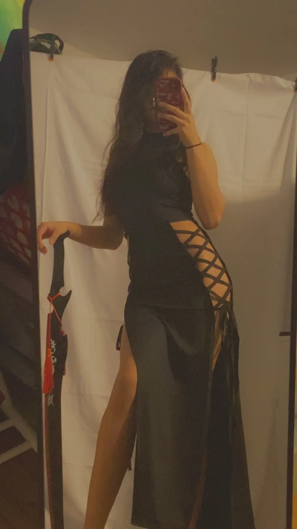 Dark Long Dress - Nu-Goth Aesthetic photo review