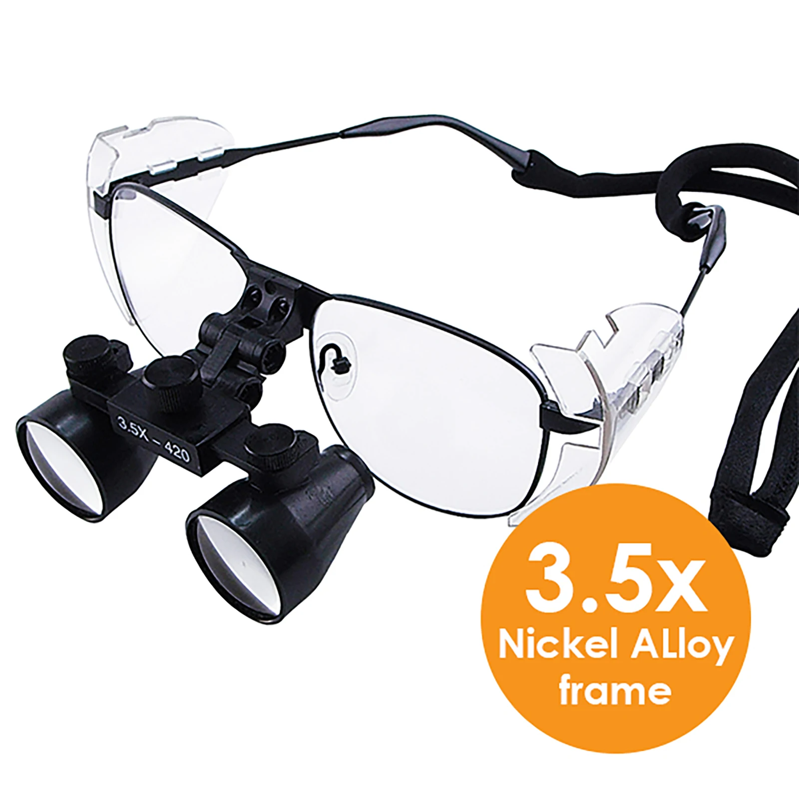 3.5x Magnification Dental Surgical Medical 420mm Working Distance Range