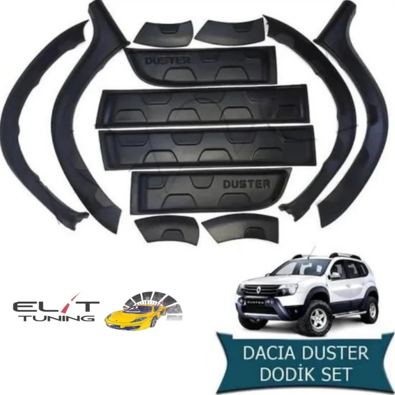 Ensemble de 14 pièces pour Renault Dacia Duster 2018 – 2023, arcs de roues  et moulures, housse de Protection en plastique ABS, accessoires de voiture  - AliExpress