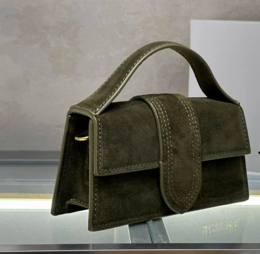 

Luxury Suede Crossbody Flap Bag Olive Women Flat Top Handle Small Tote Purse Ladies Popular Bag Girls Party Bag