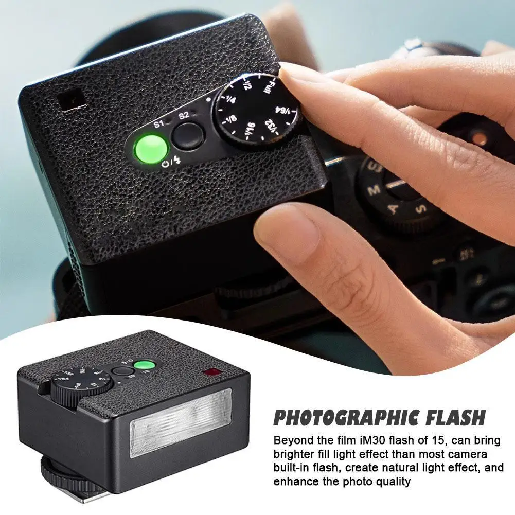 Portable Godox Mini Flash Manual Flash For Various Camera Models Output Levels 1/64 To Full For Godox IFlash Camera Outdoor camera flash mini led video light