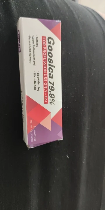 79.9% Original Goosica Multipurpose Numbing Ointment for Microblading/ Laser / PMU / Piercings / Waxing/IPL treatment photo review