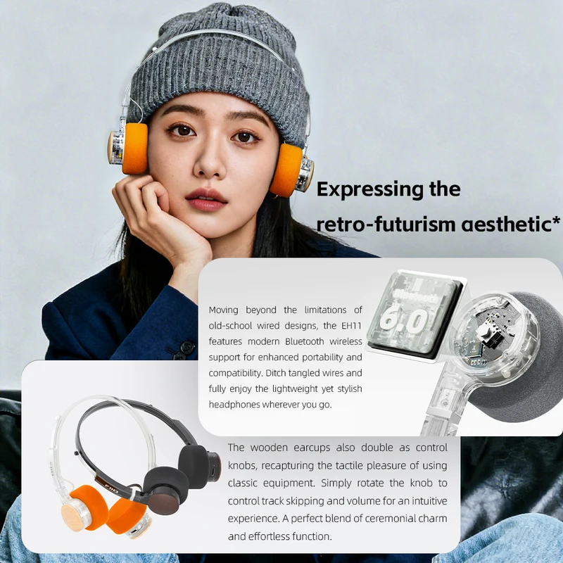 FIIO EH11 On-Ear Bluetooth Headphones with LDAC Hi-Res