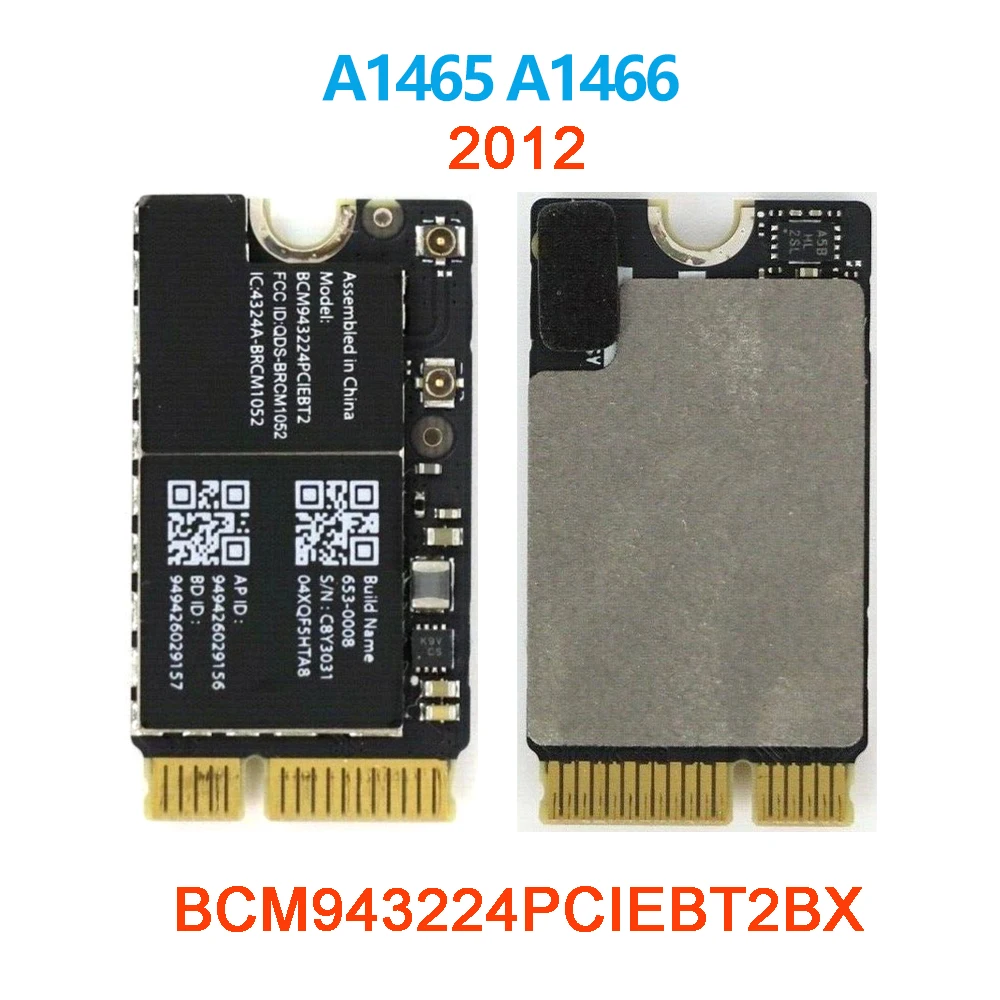 Original Wifi Airport Card BCM943224PCIEBT2 BCM94360CS2 For Macbook Air A1369 A1370 A1465 A1466 Wifi Card 2010-Year