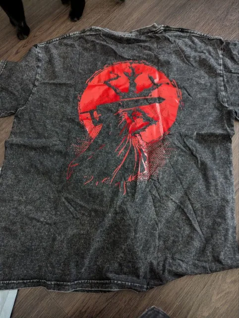 Berserk T-Shirt – Guts Silhouette & Red Moon Design | Cotton Oversized Anime Tee