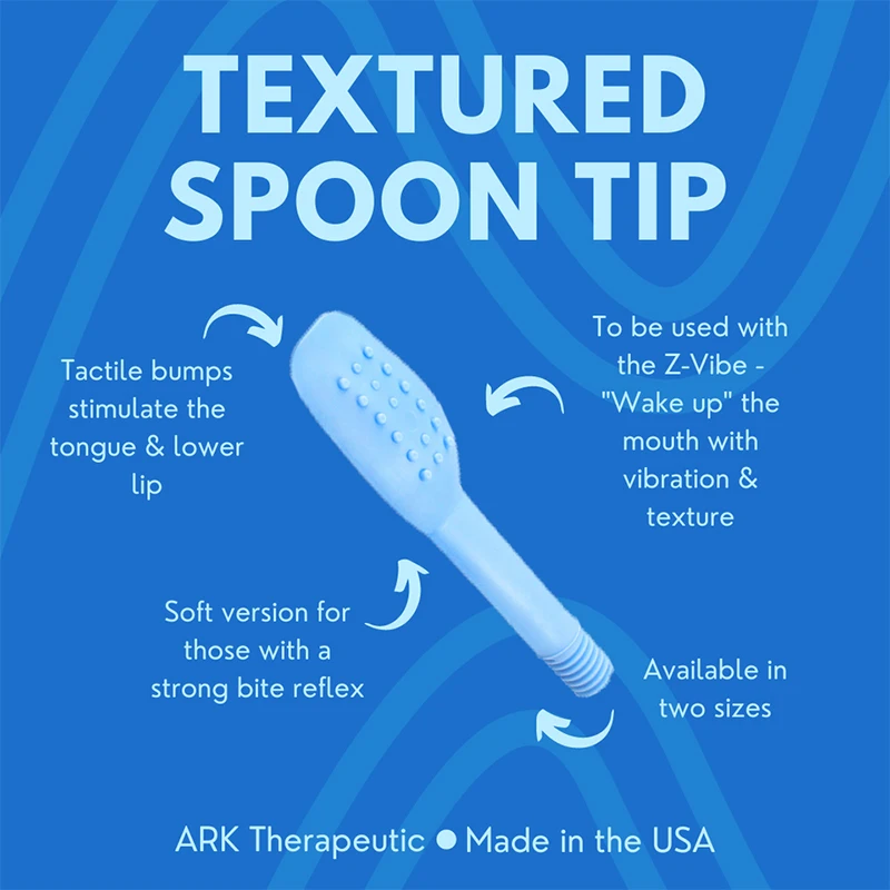 Silicone Feeding Spoon Learning Spoons Fork Spoon Set Baby Cutlery ARK Textured Spoon Tip Sensory Feeding Tool