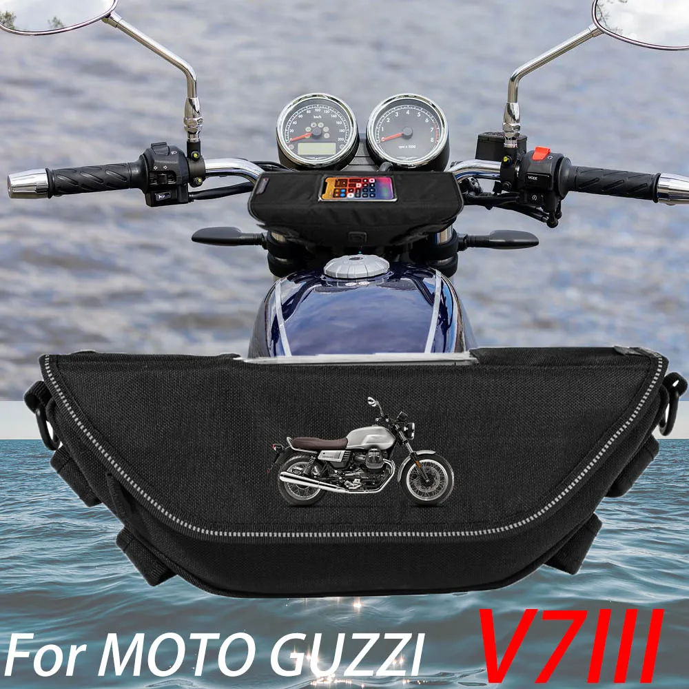 Per Moto Guzzi V7Iii V7 Iii Accessorio Moto Borsa Di Navigazione Impermeabile E Antipolvere Per Manubrio