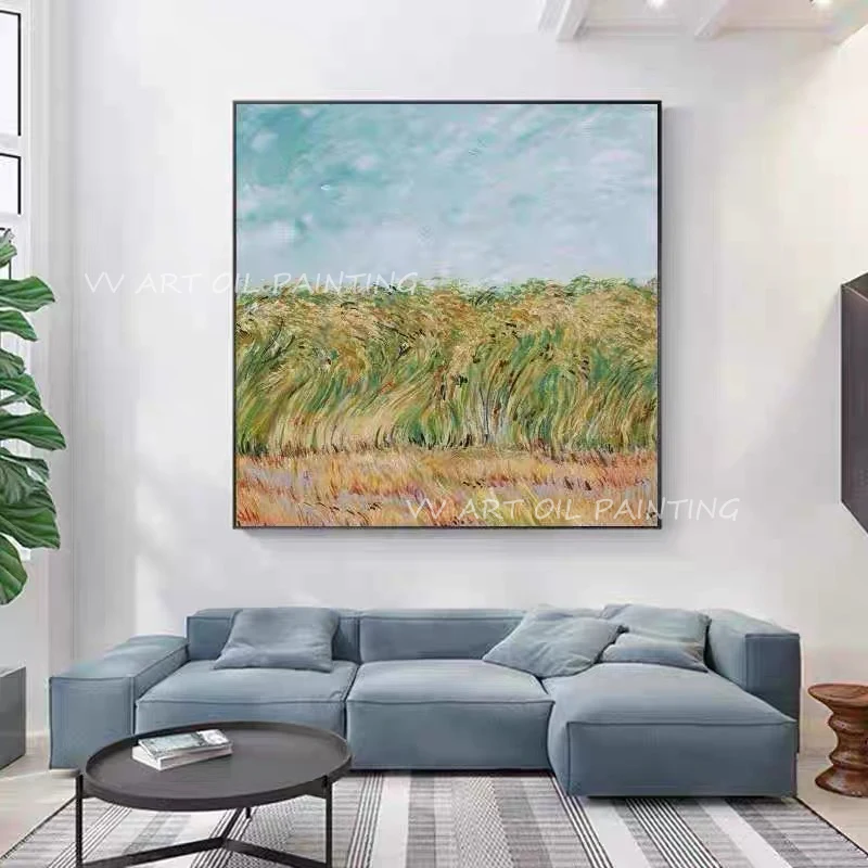 

Nature fashion 100% handpainted Picutre Knife Brown Oil Painting modern Painting picture Living Room home Decoration gift