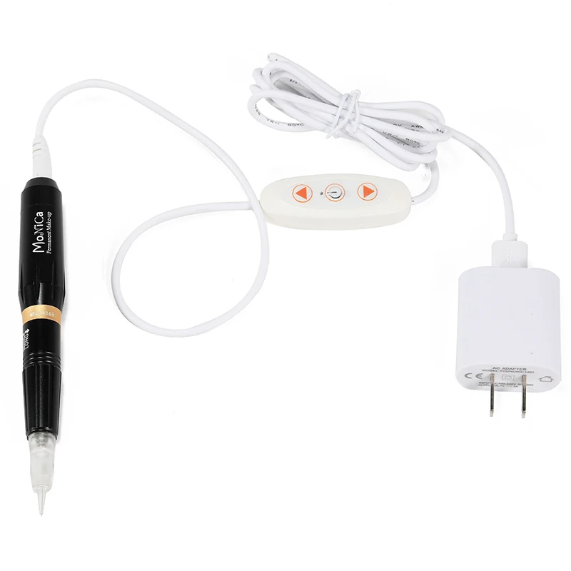 PMU Machine Pen Professional Permanent Makeup Eyebrow Powder Brows Tattoo Machine Microblading Eyeliner Lip Rotary Tattoo Kit