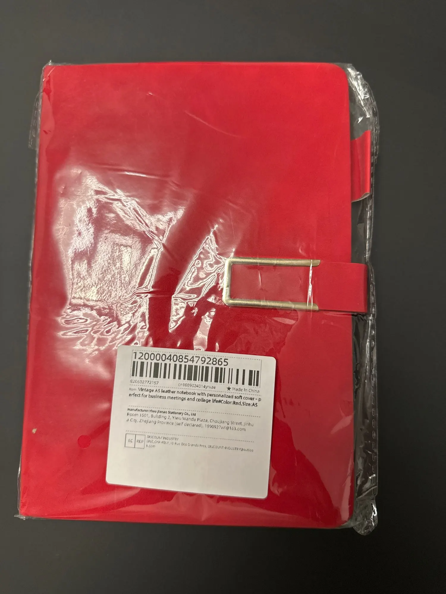 Cuaderno vintage de piel A5 con tapa blanda personalizada: perfecto para reuniones de negocios y vida universitaria photo review