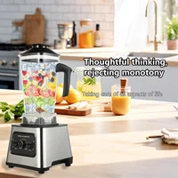 Mixeur de table puissant 2-en-1, robot culinaire, pour smoothies glacés, extracteur de jus haute puissance pour la cuisine, sans BPA 2