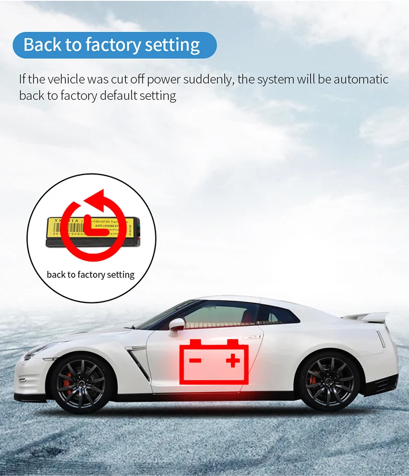 EASYGUARD RFID Auto Drahtlose Wegfahrsperre Sicherheit System mit Motor Automatische Sperren oder Entsperren Motorrad Wegfahrsperre System – Detail 8