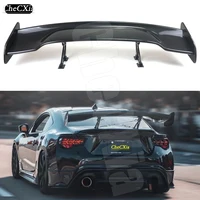 Spoiler Wings For Toyota GT GR 86 Subaru BRZ 2012-2024 Glossy Black Carbon Fiber Look ABS Universal Rear Wing Car Accessories 3