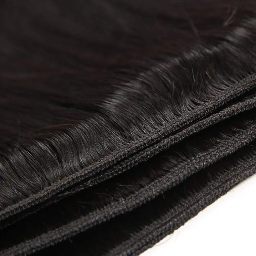 Extensioni di capelli umani lisci da 40 pollici, non trattati, vergini, in offerta da 1, 3 o 4 fasci per donna - immagine 4