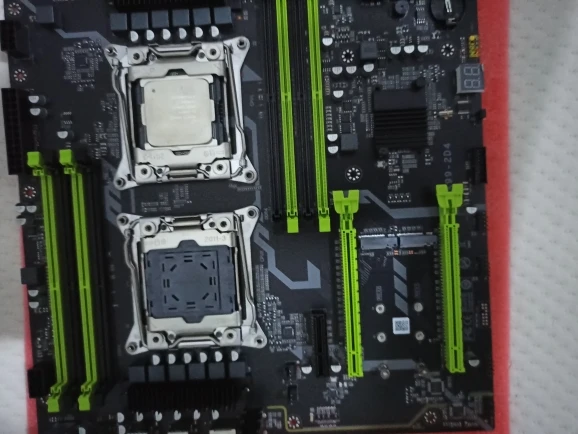 ZSUS X99 Dual CPU Motherboard Kit Xeon E5 2680 V4 with DDR4 32GB