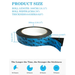 Ultra-Durable Double-Sided Mounting Tape for Versatile Indoor and Outdoor Use (VS420)