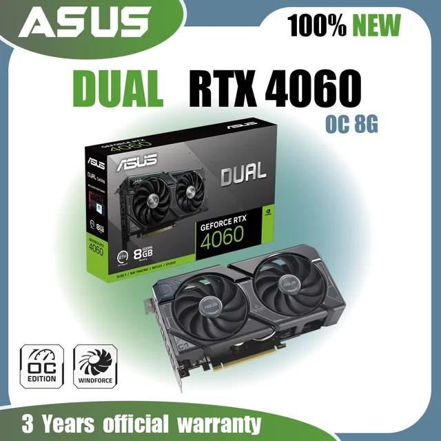 Placa de Vídeo ASUS Dual GeForce RTX 4060