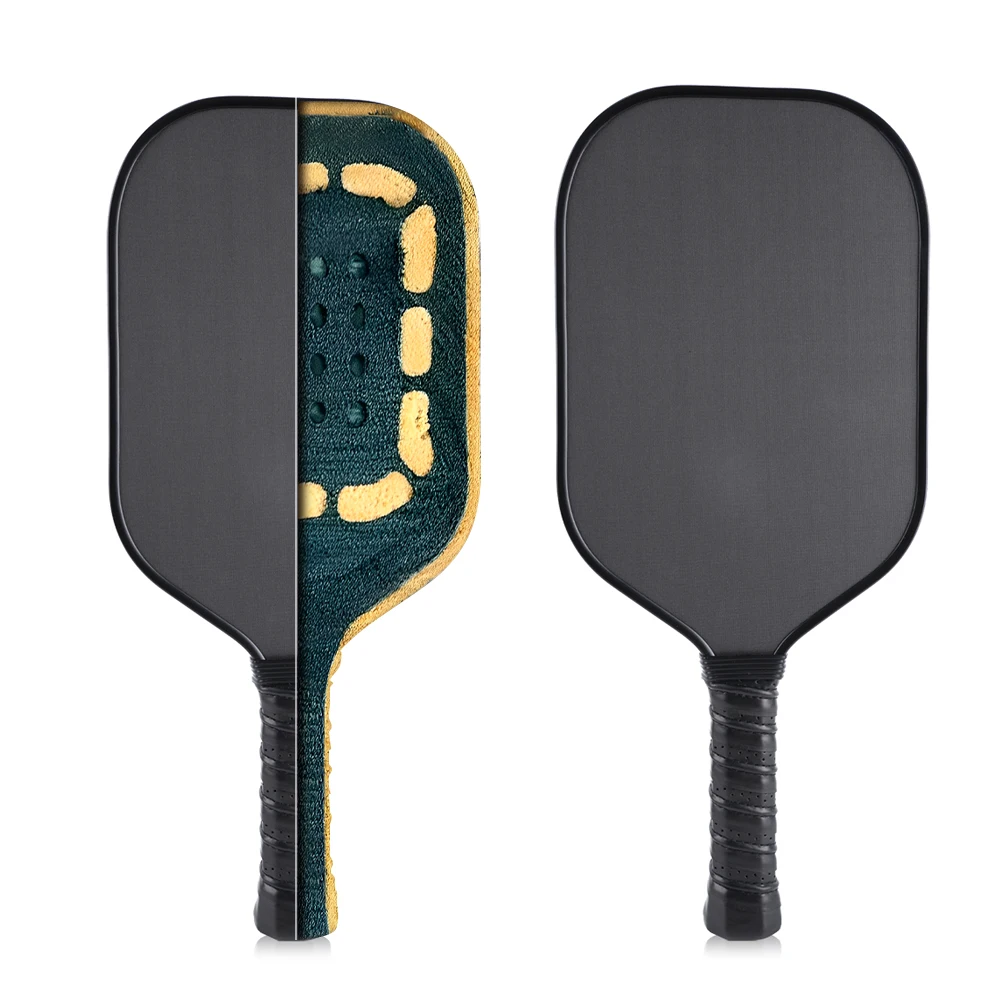 Joysent Gen 4th Pickleball Paddle Racket Trufoam EPP Foam Core & PU Foam T700 Raw Carbon Fiber Spin Control Power Thermoformed