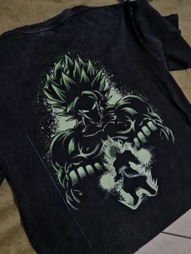 Dragon Ball Z T-Shirt – Saiyan Warriors Design | Cotton Oversized Tee with Classic DBZ Logo