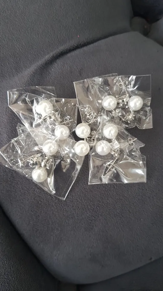 Delicate Imitation Pearl Earrings photo review