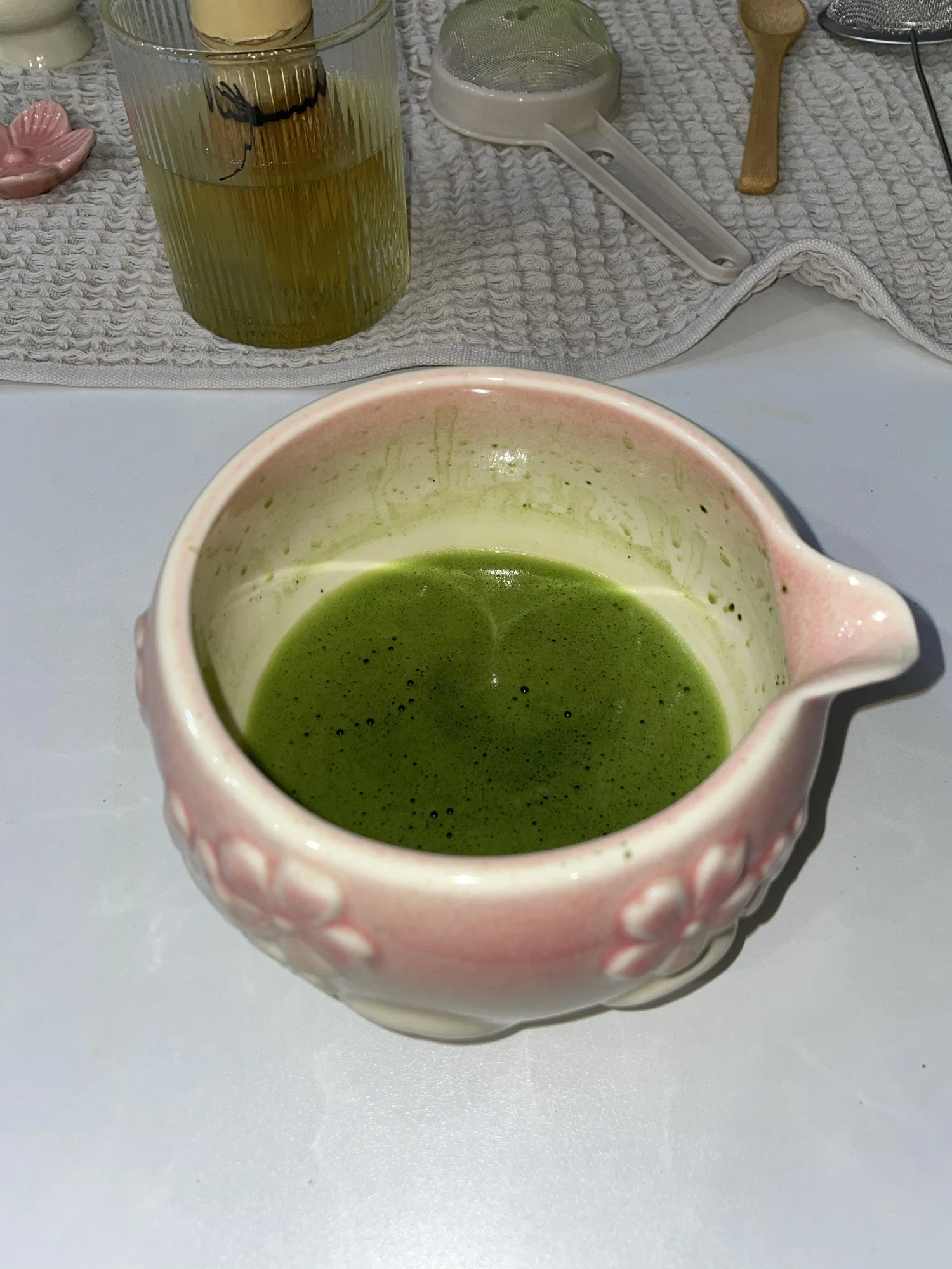 Cherry Blossom Matcha Tea Set, customer photo