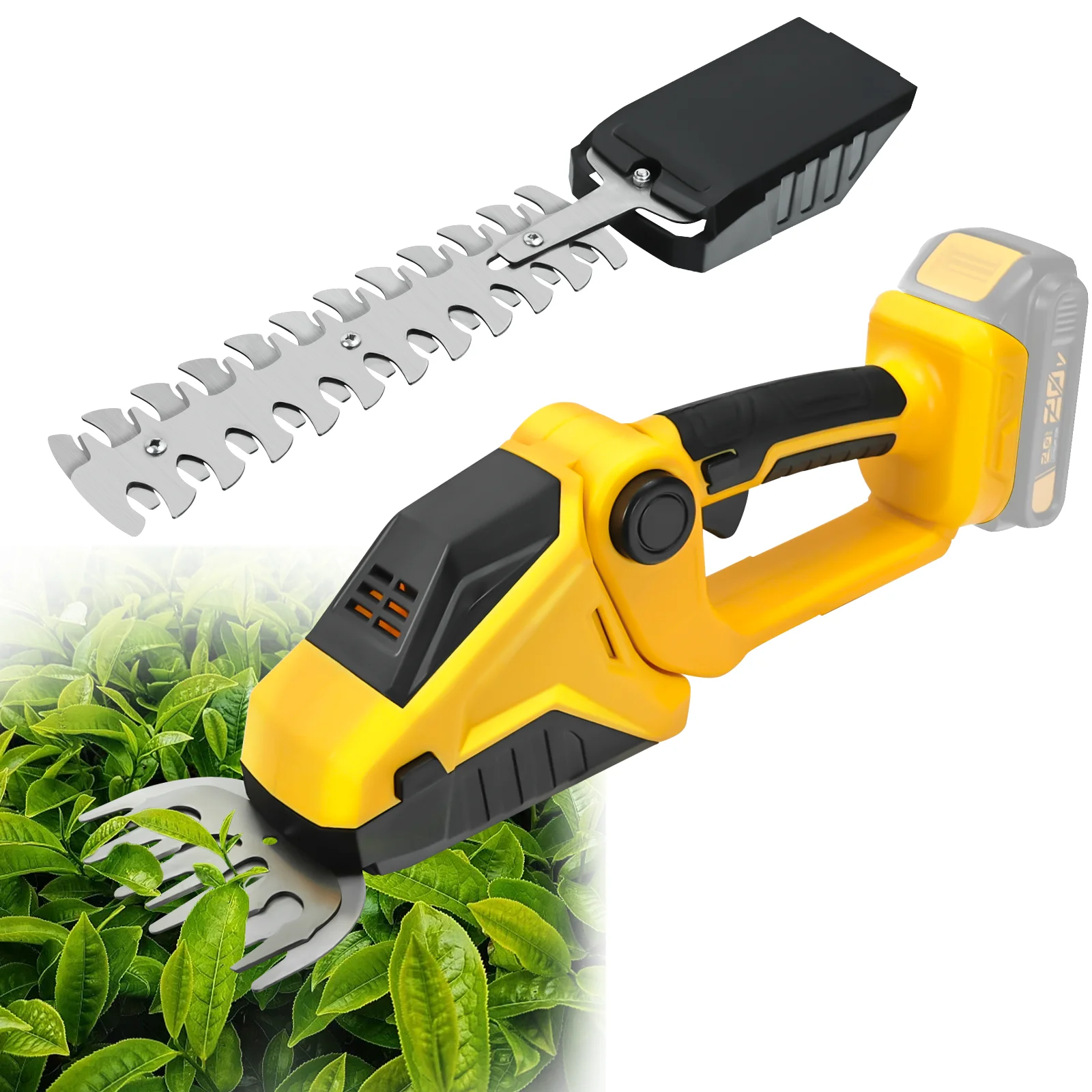Cordless Hedge Trimmer Electric Grass Trimmer Bush Trimmer Grass Shears Garden Tools for Dewalt 20V Battery (No Battery)