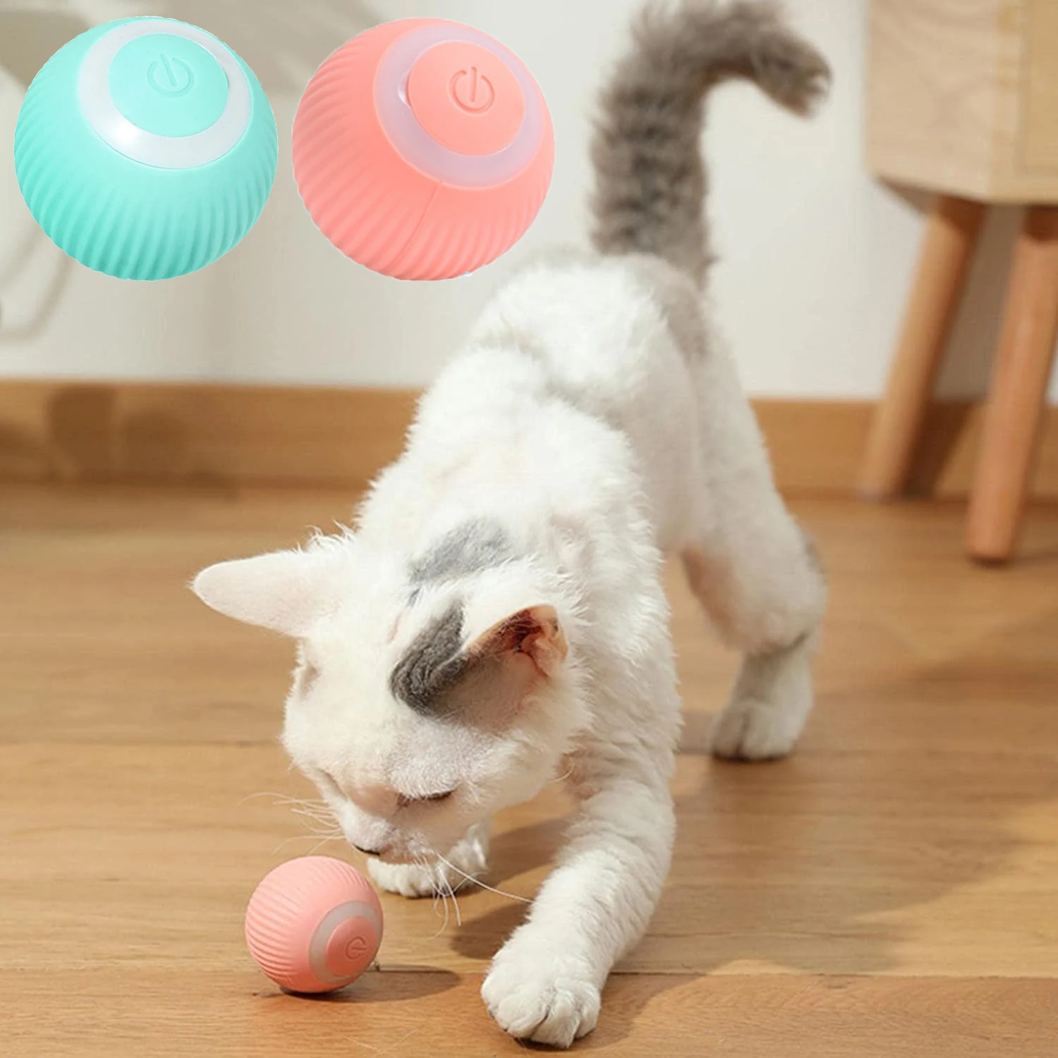 Smart Cat Toys Automatic Rolling Ball Electric Cat Toys Interactive For