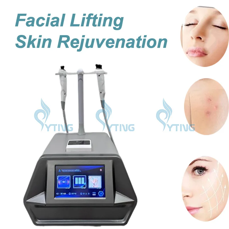 

2 Handles RF Machine Acne Treatment Face Lifting Stretch Marks Wrinkle Removal Beauty Equipment