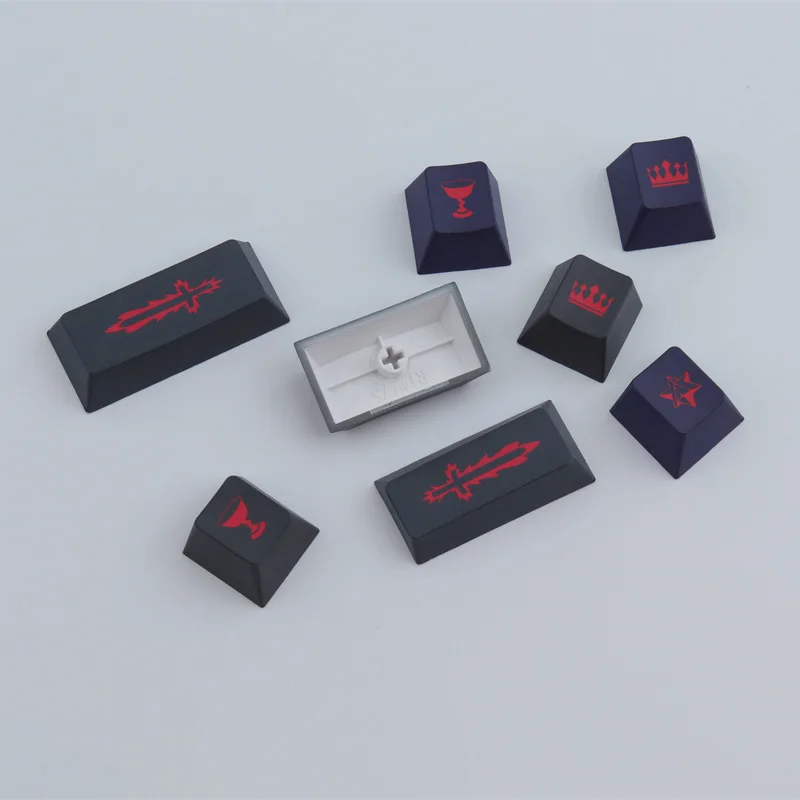 capuchons de touches pour clavier profil noir et pour interrupteur mx