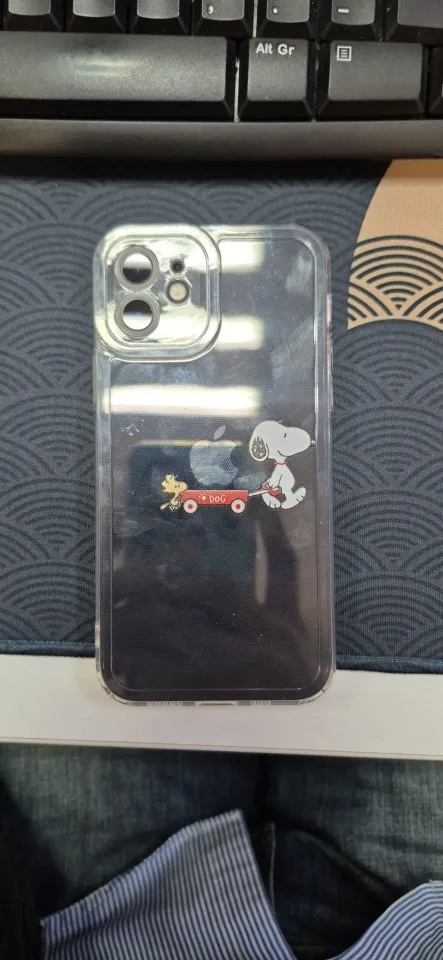 Bonita funda de teléfono Snoopy para Iphone 15 Pro Max 11 12 13 14 Pro Max 6 6S 7 8 Plus 12 Mini XS XR SE 2 3 funda suave transparente photo review